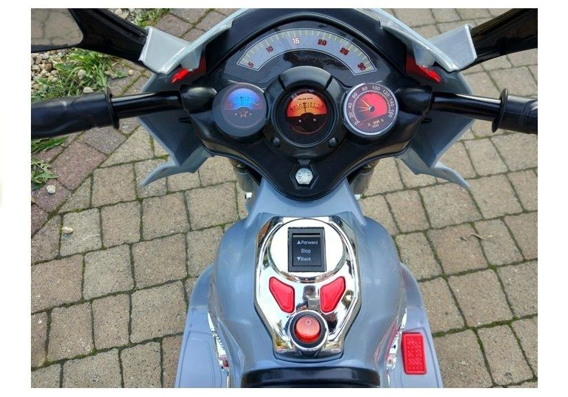Lean Cars Akumuliatorinis sidabrinis motociklas HC8051