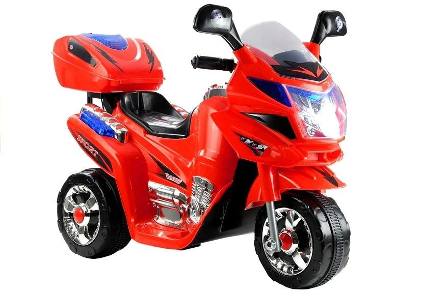 Lean Cars HC8051 raudonas akumuliatorinis motociklas