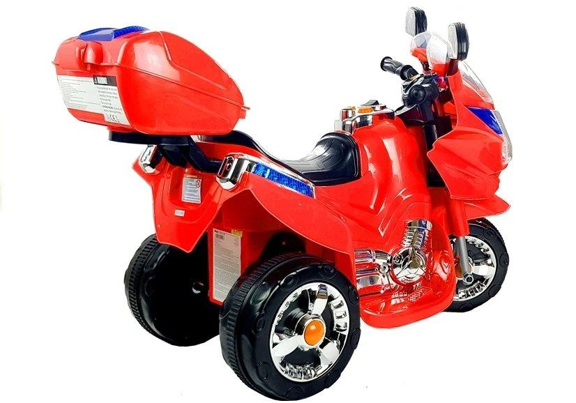 Lean Cars HC8051 raudonas akumuliatorinis motociklas