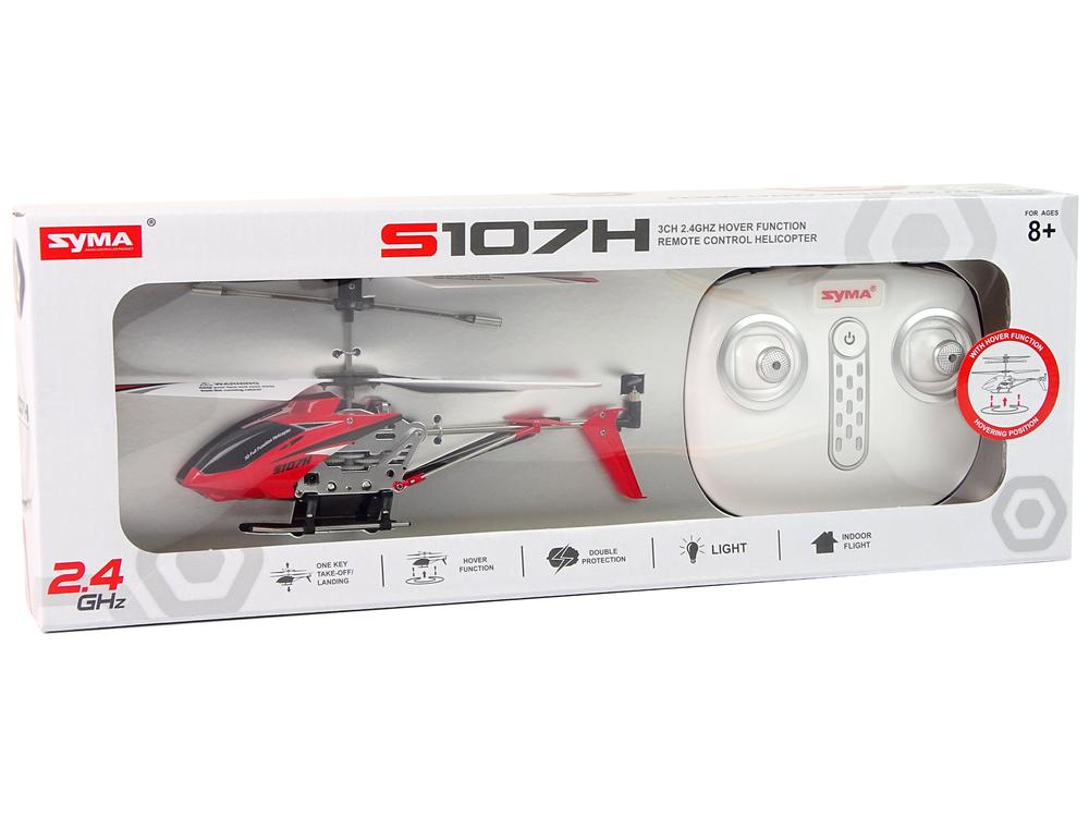 Nuotolinio valdymo malūnsparnis Syma S107H, raudonas