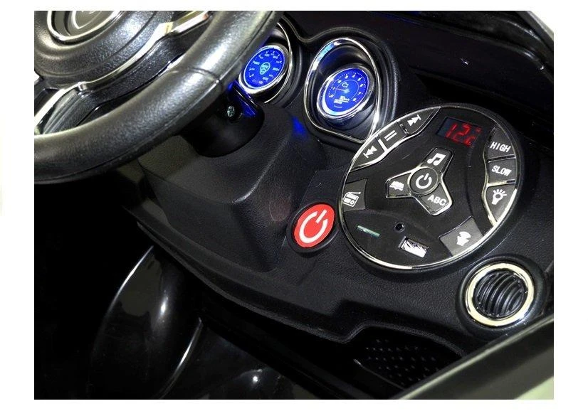 Lean Cars Ride HL1538 Juodas – elektrinis važiuojamasis automobilis