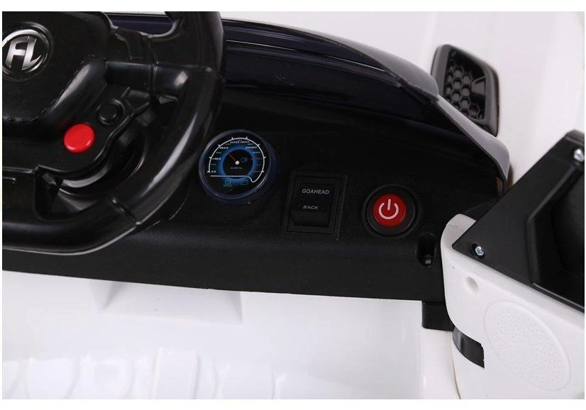 Lean Cars Dvivietis elektromobilis vaikams Lean Toys HL1638, baltas