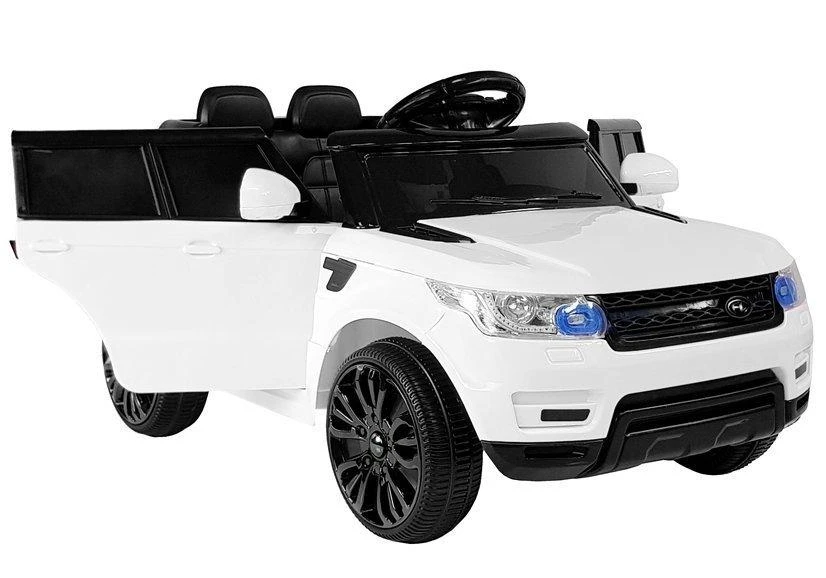 Lean Cars Dvivietis elektromobilis vaikams Lean Toys HL1638, baltas