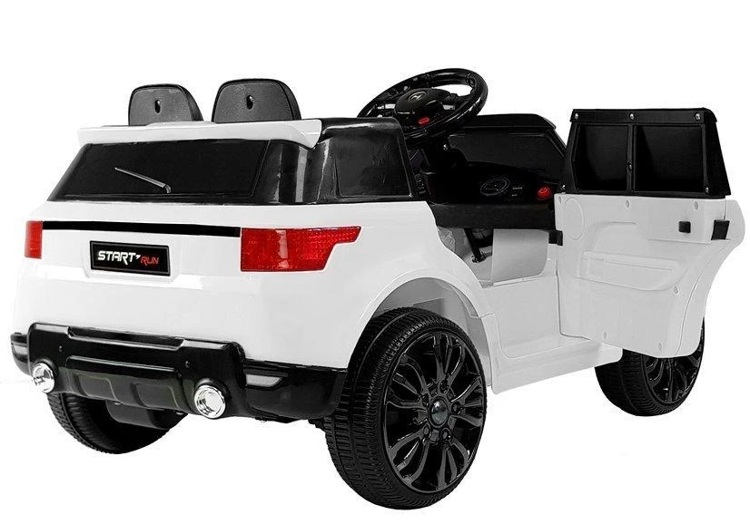 Lean Cars Dvivietis elektromobilis vaikams Lean Toys HL1638, baltas