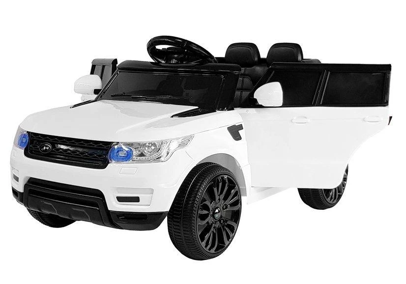 Lean Cars Dvivietis elektromobilis vaikams Lean Toys HL1638, baltas