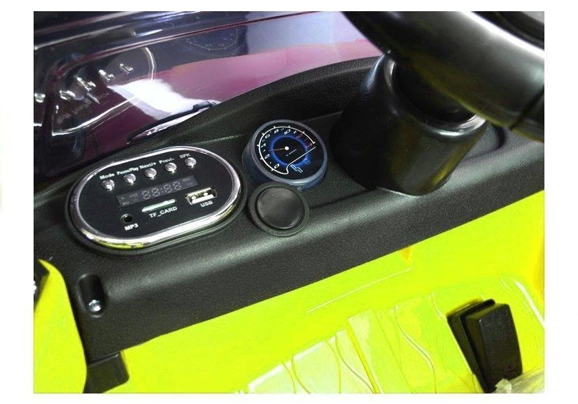 Lean Cars Dvivietis elektromobilis vaikams Lean Toys HL1638, žalias
