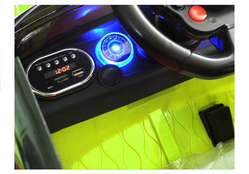 Lean Cars Dvivietis elektromobilis vaikams Lean Toys HL1638, žalias