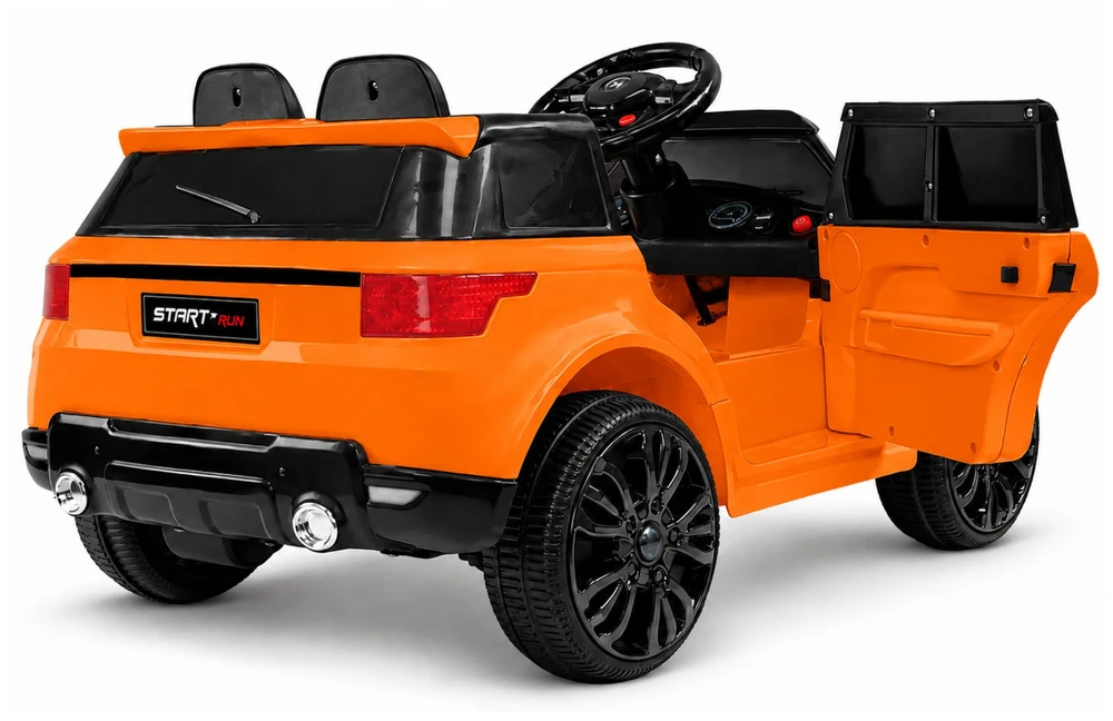 Lean Cars Dvivietis elektromobilis vaikams Lean Toys HL1638, oranžinis