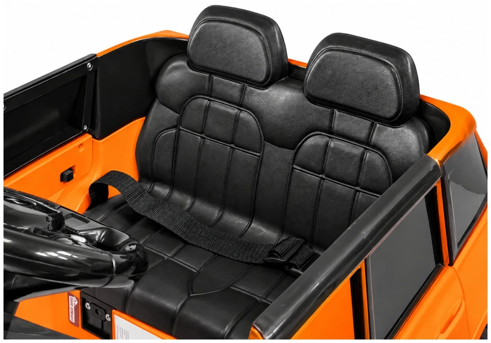 Lean Cars Dvivietis elektromobilis vaikams Lean Toys HL1638, oranžinis