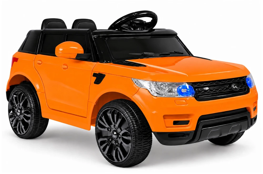 Lean Cars Dvivietis elektromobilis vaikams Lean Toys HL1638, oranžinis