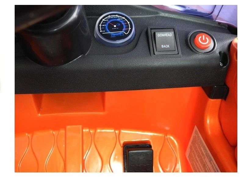 Lean Cars Dvivietis elektromobilis vaikams Lean Toys HL1638, oranžinis