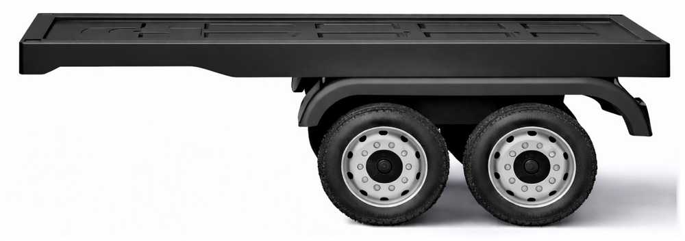 Lean Cars HL358 Mercedes Actros juoda puspriekabė