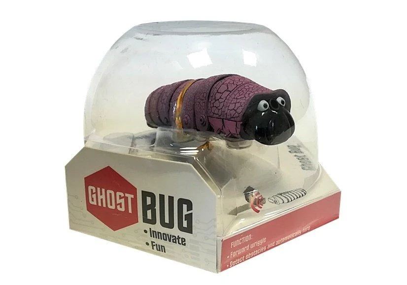 Infraraudonųjų spindulių vikšras Lean Toys Ghost Bug, violetinis