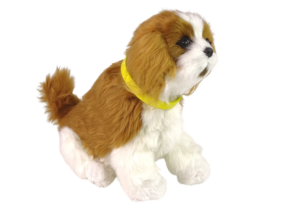 Lean Toys Interaktyvus žaislinis šuo, 19 cm