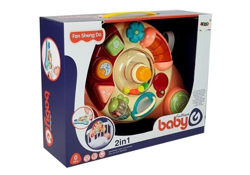 Lean toys Interaktyvus muzikinis žaislas vaikams, rausvas