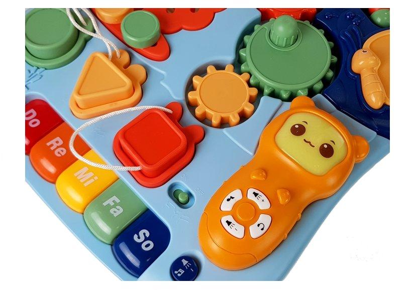 Lean Toys Edukacinis vaikštukas ir stumdukas 2in1