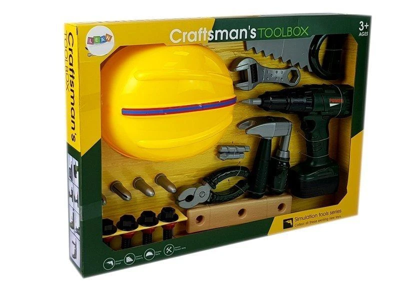 Žaislinių įrankių rinkinys su priedais Lean Toys