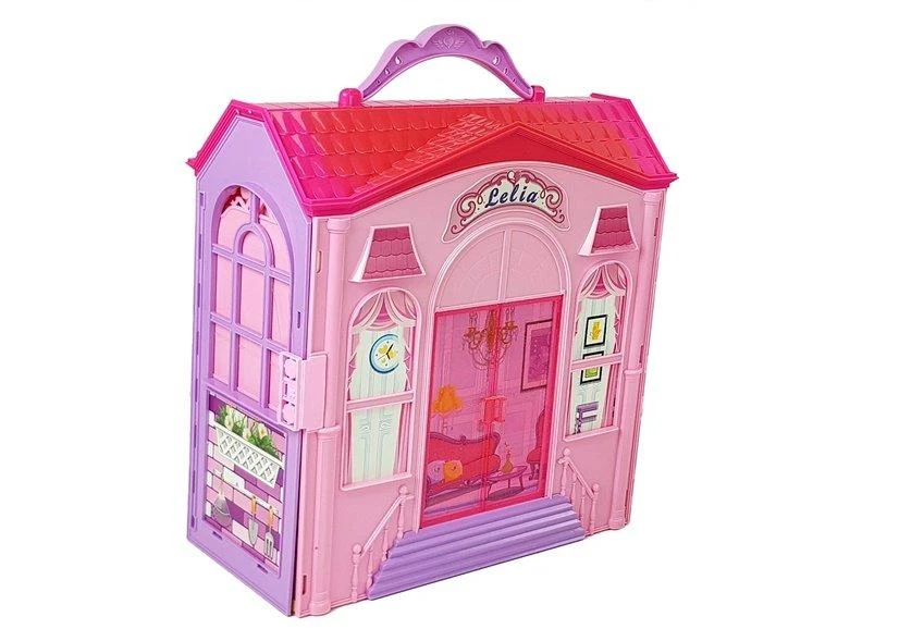Lean Toys Sulankstomas lėlių namelis 88×35×16 cm