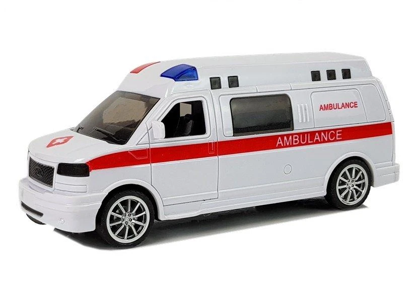 Lean Toys Greitosios pagalbos auttomobilis su garsu Inna