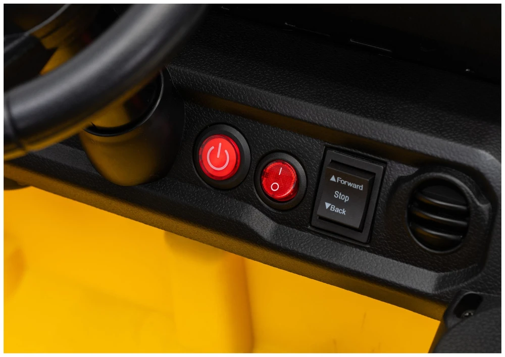 Lean Cars Akumuliatorinis automobilis 24 V geltonas