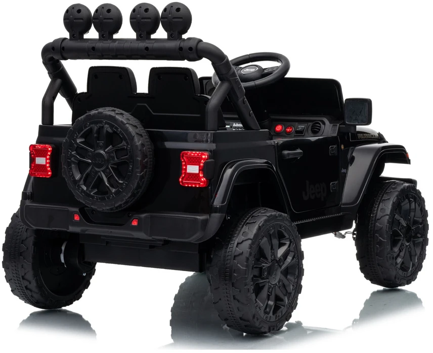 Lean Cars Elektromobilis Jeep Rubicon Juoda