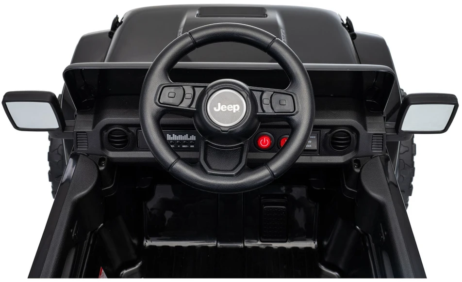 Lean Cars Elektromobilis Jeep Rubicon Juoda