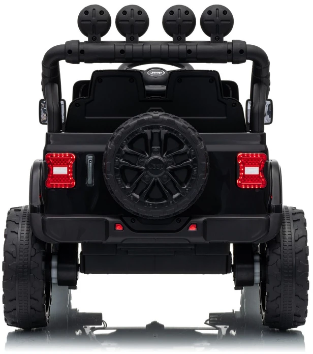 Lean Cars Elektromobilis Jeep Rubicon Juoda