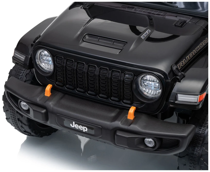 Lean Cars Elektromobilis Jeep Rubicon Juoda