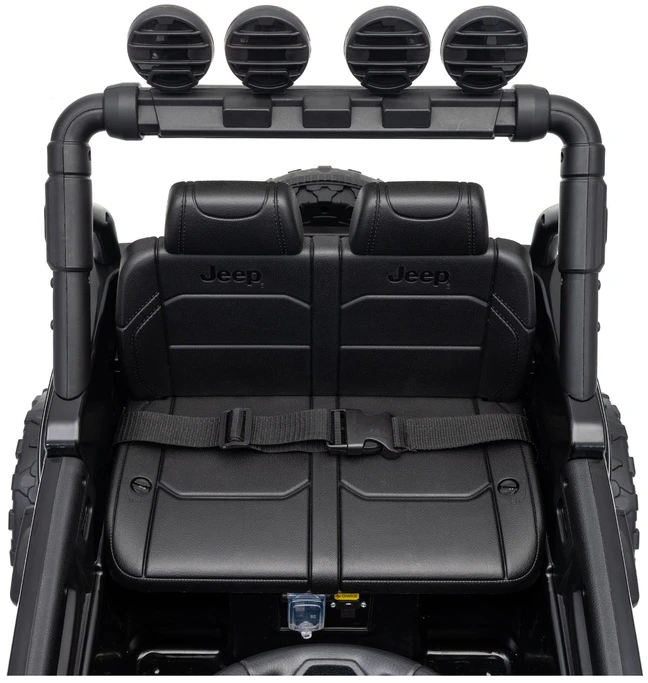 Lean Cars Elektromobilis Jeep Rubicon Juoda