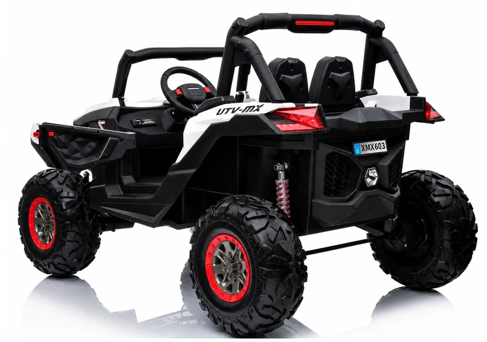 Lean Cars Elektrinis visureigis vaikams Jeep XMX, baltas