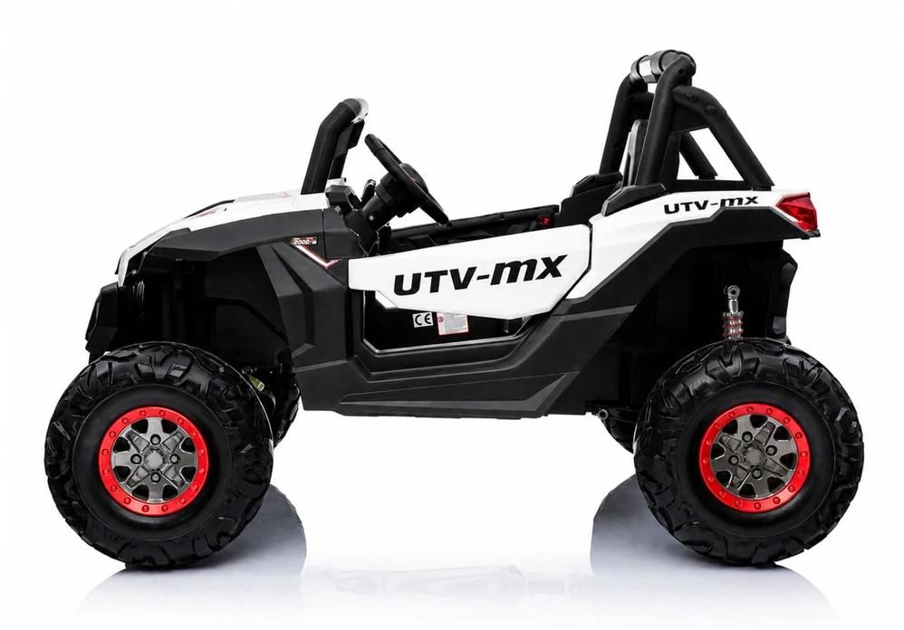 Lean Cars Elektrinis visureigis vaikams Jeep XMX, baltas