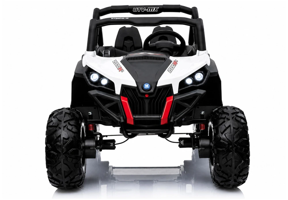 Lean Cars Elektrinis visureigis vaikams Jeep XMX, baltas