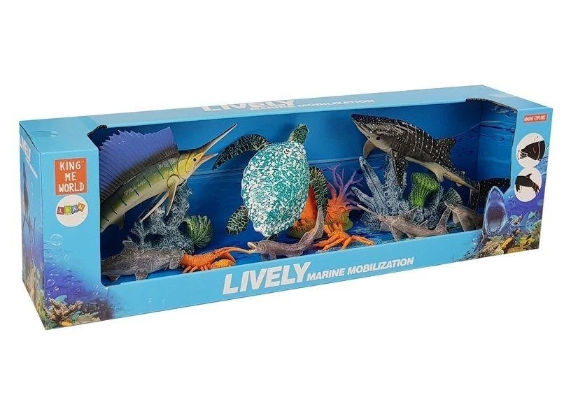 Lean Toys Figūrėlių rinkinys Povandeniniai gyvūnai