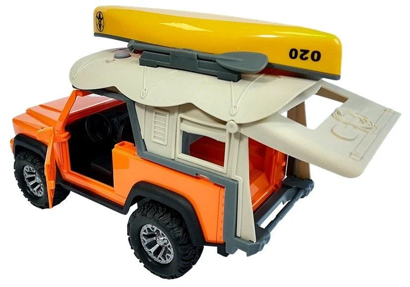 Lean Toys Stovyklavimo Žaislinis Džipas su Šviesomis ir Garsais