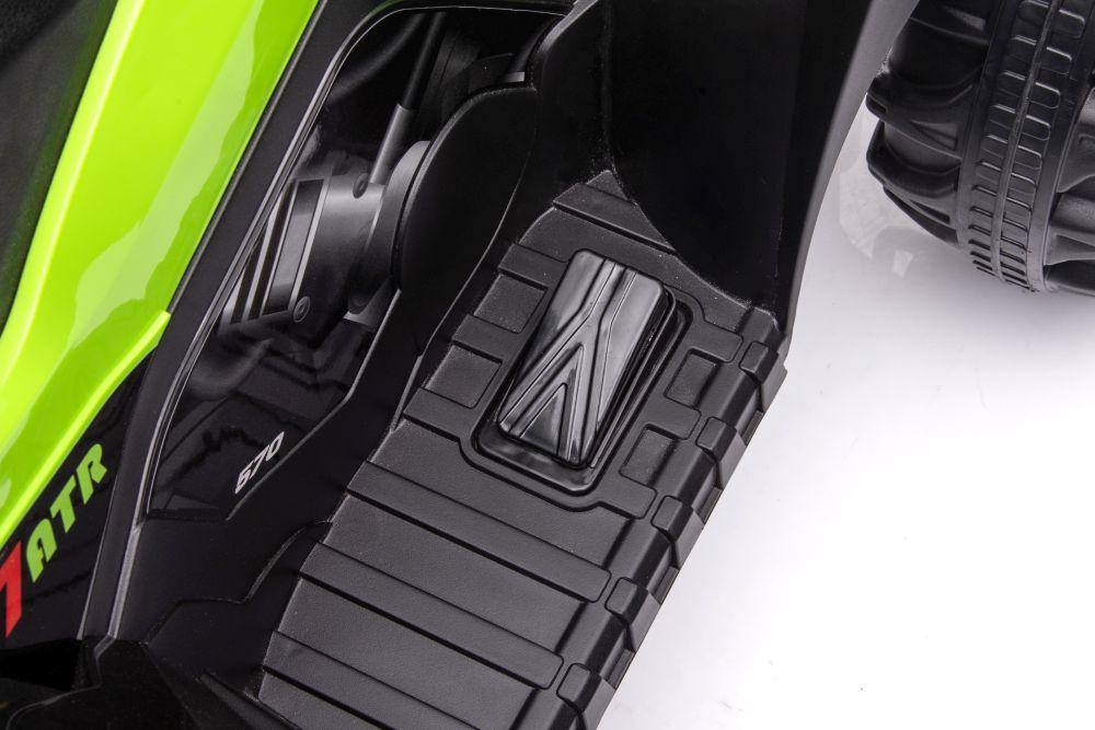 Lean Cars Akumuliatorinis keturratis vaikams „GTS1199“, žalios spalvos