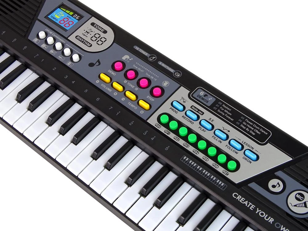 Lean Toys Klaviatūra su mikrofonu MQ4919, 49 klavišai