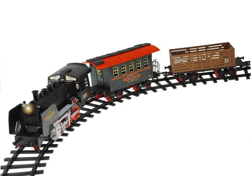 Lean Toys Traukinių komplektas, 650 cm