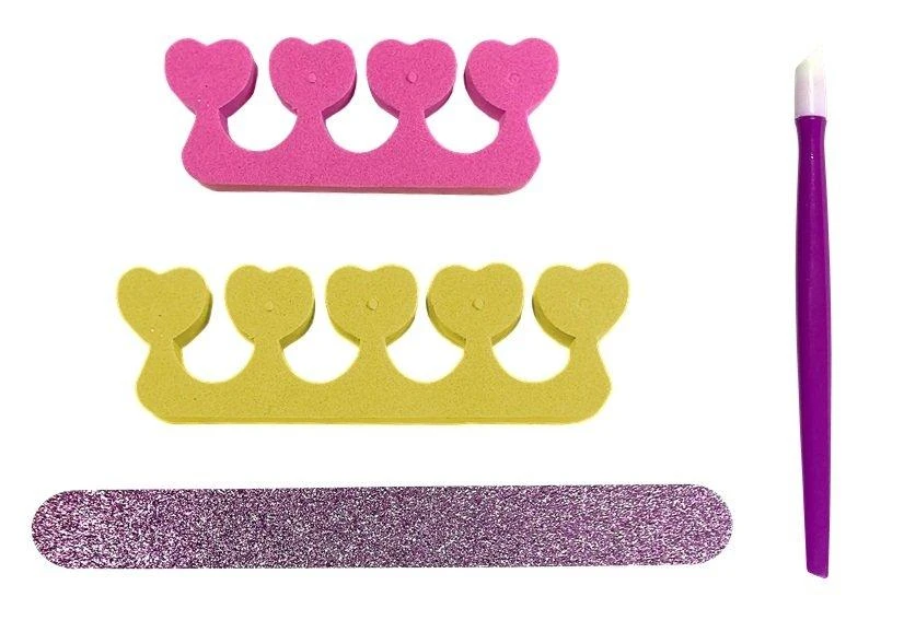 Lean Toys Nagų lakų rinkinys mergaitėms