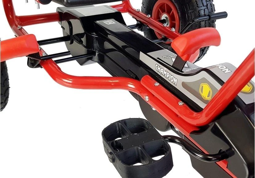 Lean Cars Pedalinis gokartas A-18, 115x63x59 cm, raudonas