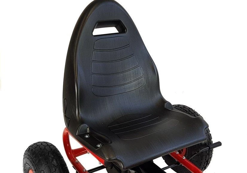 Lean Cars Pedalinis gokartas A-18, 115x63x59 cm, raudonas