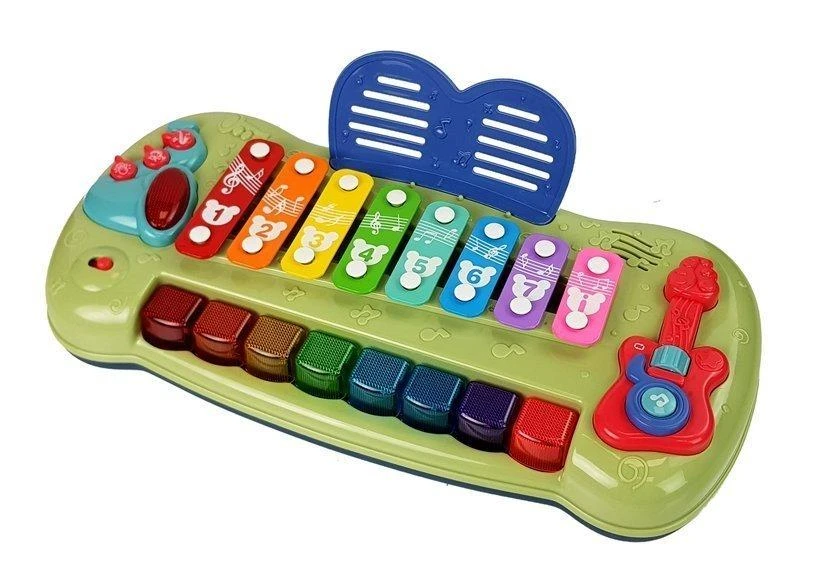 Interaktyvus vaikų žaislas Lean Toys pianinas-ksilofonas