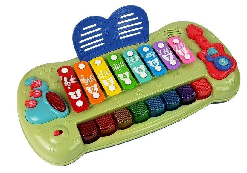 Interaktyvus vaikų žaislas Lean Toys pianinas-ksilofonas