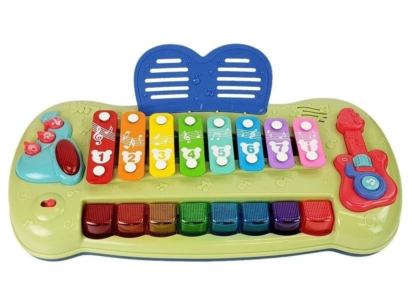 Interaktyvus vaikų žaislas Lean Toys pianinas-ksilofonas