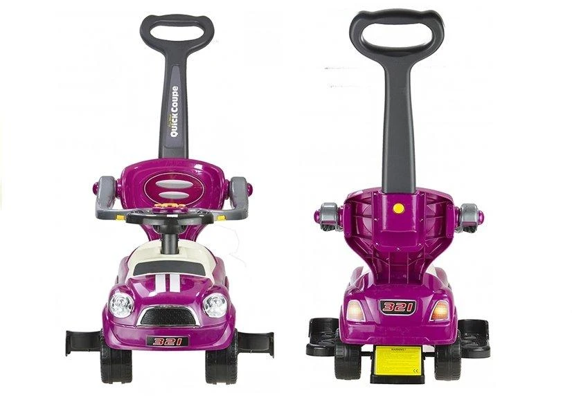 Lean Cars Paspiriama mašinėlė-stumdukas Coupe, 85x40x60 cm
