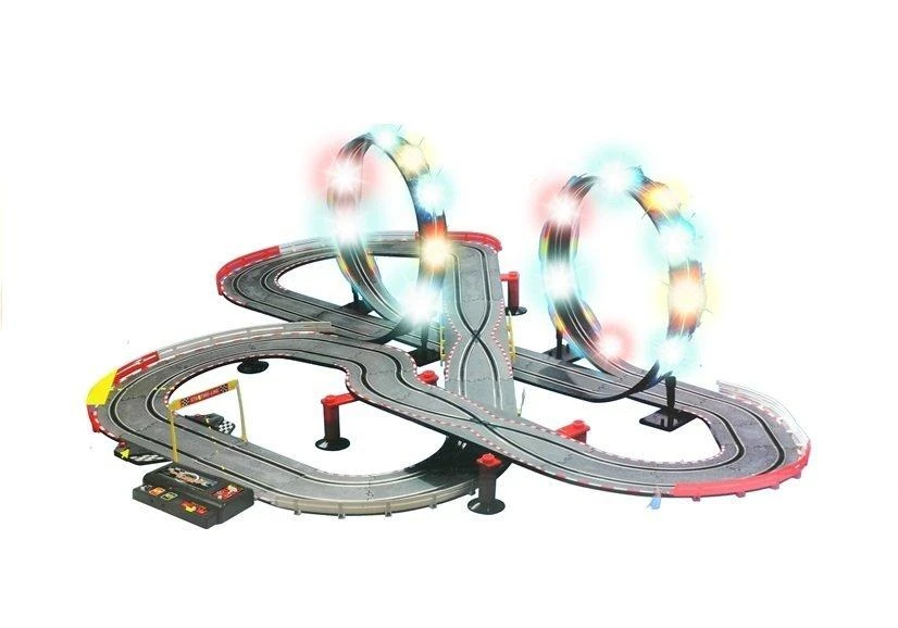 Lean Toys Magnetinė lenktynių trasa