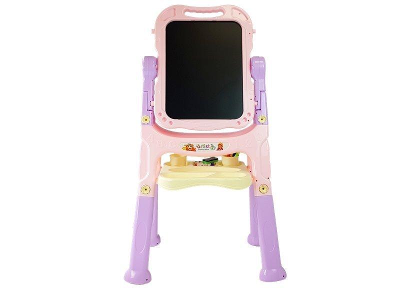 Tablica Dvipusė lenta su priedais 2in1, rožinė-violetinė