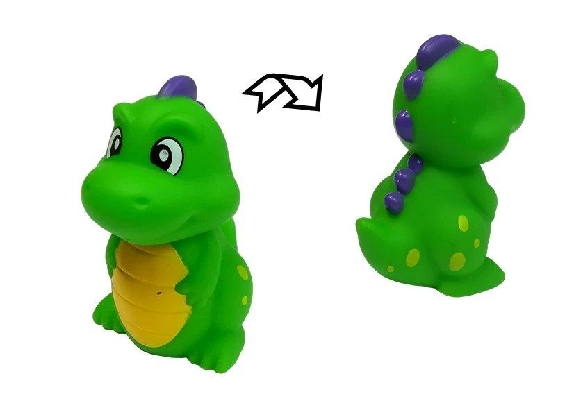 Lean Toys Vonios žaislas Dinozauras su malūnėliu