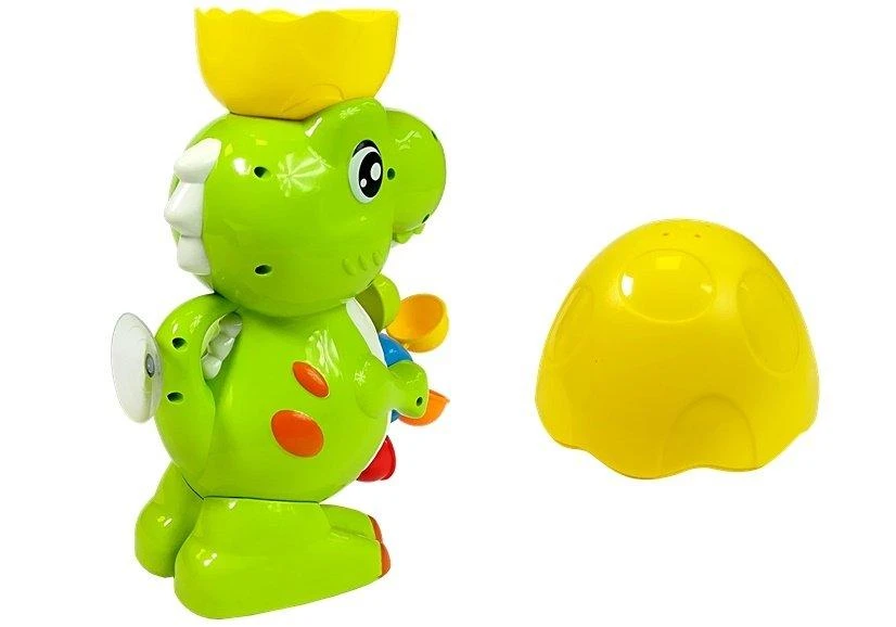 Lean Toys Vonios žaislas Dinozauras su malūnėliu