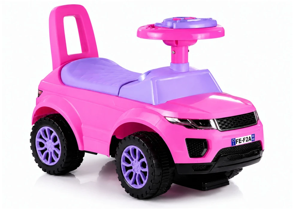 Lean Cars Mašina-paspirtukas su šviesa leanToys 613W, rožinis