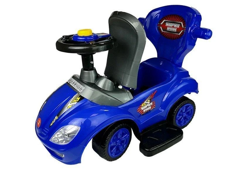 Lean Cars Vaikiškas paspirtukas Mega Car, 3 viename, 85 cm